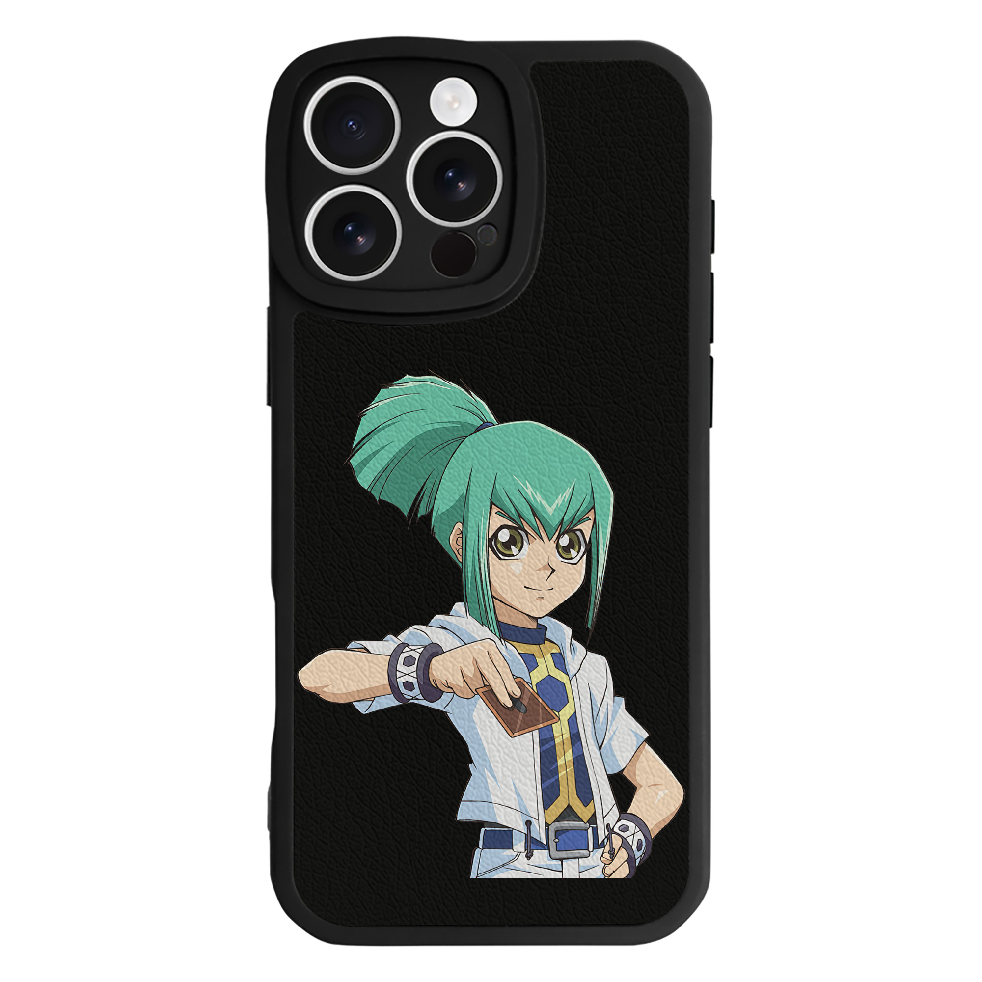遊☆戯☆王 Yu-Gi-Oh! 【iPhone 16シリーズ対応】シリコンスマホケース（レザー調） 材質：シリコン